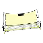 Chatonshen サッカーリバウンダーネット ポータブル メッシュ ダブルサイド リバウンドネット 耐候性 トレーニング機器 組立簡単 長時間使用可能 ソロ・グループ練習に適用