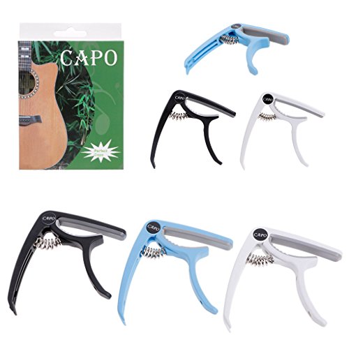 JAGENIE Premium Guitar Capo Quick Change Trigger Clamp for Acoustic Electric 12 String