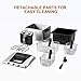 Deep Fryer with Basket, M Minca 1800W Electric Deep Fryer with Timer, Stainless-Steel Triple Basket, 4 Liter Oil Capacity…