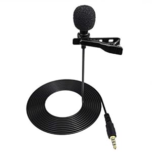SBA LM – 130 3.5mm | Omni Directional | Noise Cancelling| Mini Metal Clip | Lapel | Collar Mic| YouTube/Lectures Voice…
