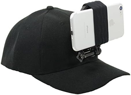 Action Hat GoPro Style Head Mount for Your Smartphone By Action Mount, Operable with Any Smartphone. Quick Release Buckle Mount and Wrench. Also Compatible with Rugged cases, or GoPro Cameras.