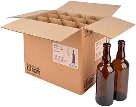 Botellas de Cerveza 0,75l para tapón de corcho: Amazon.es: Hogar