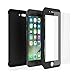 iPhone 8 Plus / 7 Plus Case, AnsTOP Thin 360 Full Body Case Coverage Protective Dual Layer [Matte Finish] iPhone Hard Case with Tempered Glass Screen Protector For iPhone 8 Plus / 7 Plus(Black)