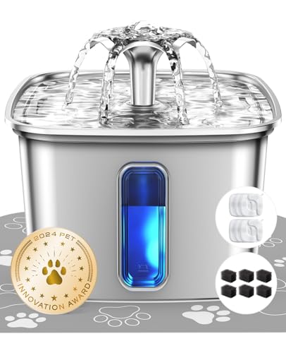 CAT Stainless Steel Pet Water Fountain