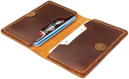 Amazon.com: JJ Leathersmith - Leather Wallet Slim - Cafe