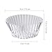 ROSENICE Cupcake Liners Aluminum Foil Cups Cake Muffin Molds for Baking (Silver) - 100 Pieces