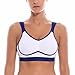 La Isla Women's High Impact Supportive Control Wirefree Workout Sports Bra