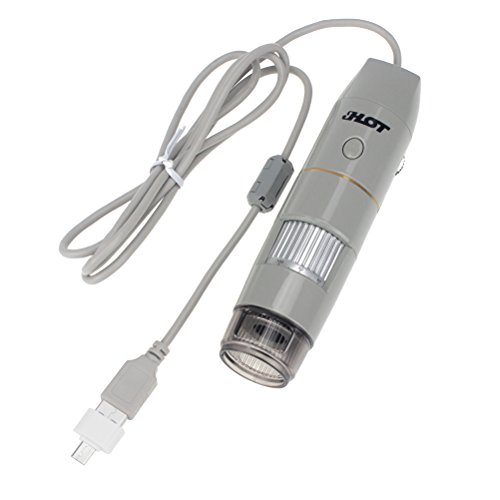 USB and OTG Polarizing USB Digital Microscope 500X for Education or Studio HD Camera with Software and Stand