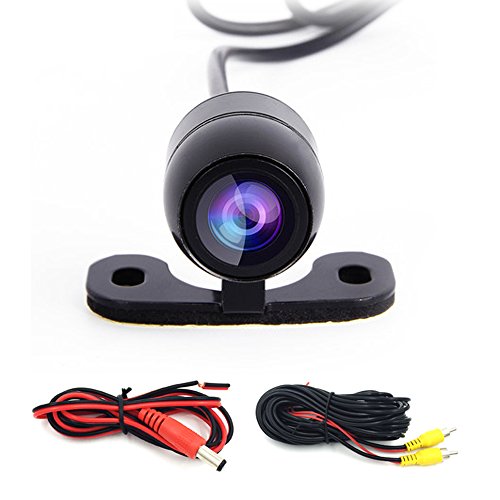 hizpo Waterproof Car Rear View Camera Back Camara Auto High Definition Color Wide Viewing Angle Universal Car Rear View License Plate Backup Camera Car DVD Player