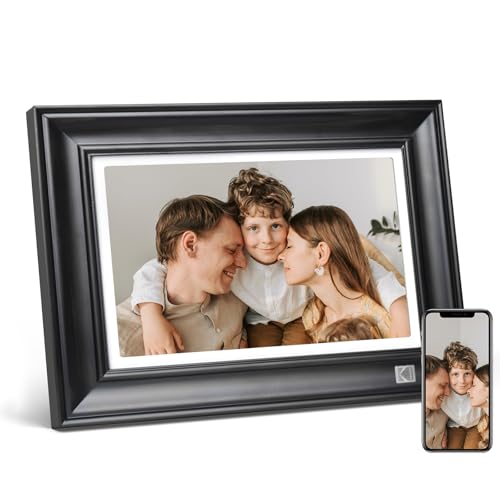 KODAK WiFi Digital Picture Frame, 1920 x 1200 HD Touchscreen Digital Photo Frame, 10.1 Inches Intelligent Electronic Picture Frame with 32 GB Memory