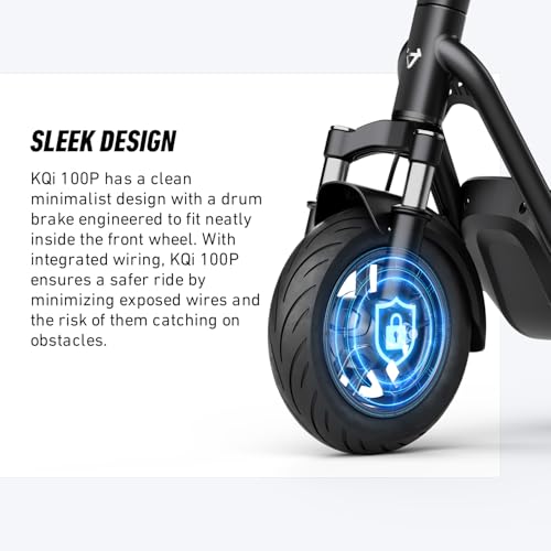 NIU KQi 100P/100F/200P/200F/Air Electric Scooter Adult - E Scooter with Suspension, 600-700W Peak Power, 29-54 KM Max Range, Top Speed 28-32 KM/H, Commuting E-Scooter