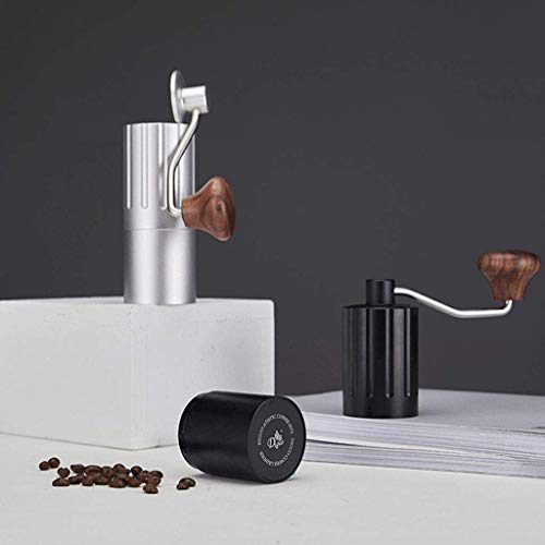 DYB Edelstahl-Kaffeemühle manuelle Gewürzmühle für Nüsse, Pfeffer, Samen, Kaffeebohnen, Espressomaschine, Küchengerät… – Bild 3