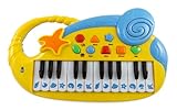 Sea Side Music 24 Keys Electronic Musical Piano Keyboard for Kids with Record and Playback