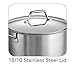 Tramontina Covered Stock Pot Stainless Steel Induction-Ready 8 Quart, 80101/011DS