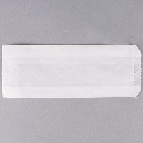 Great Credentials White Paper Hot Dog Bags 3 1/2" x 1 1/2" x 9" (Pack of 100) - Thumbnail 4