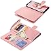 BENTOBEN Compatible with Galaxy Note 9 Wallet Case, Sparkly Glitter Girls Women Flip PU Leather Credit Card Holder Cash Pockets Wristlet Protective Shockproof Case for Samsung Galaxy Note 9, Rose Gold