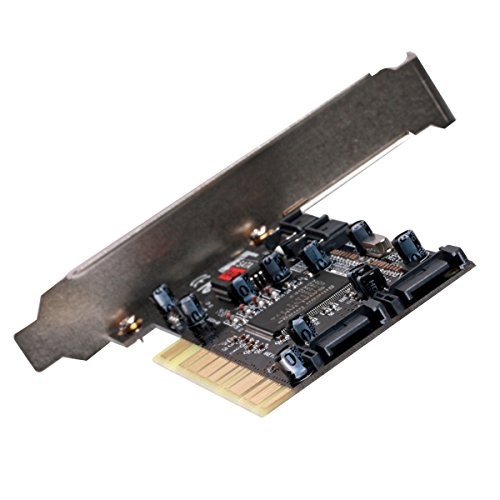 Semlos 4 Ports PCI Sata Internal Raid Controller Card Sil3114 Chipset ...
