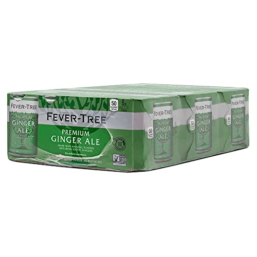 Fever Tree Ginger Ale Premium Quality Mixer Refreshing Beverage for