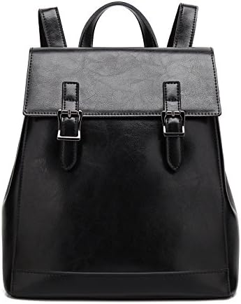 Galaxy Wolf Leather Purse Ladies Casual Shoulder School for Girls black