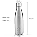 Vacuum Insulated Double Wall Stainless Steel Leak-proof Cola Shape Portable Travel Sports Water Bottle (Natural)