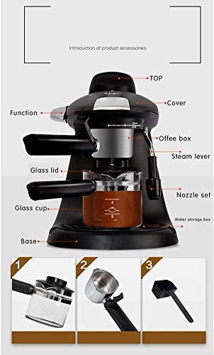 Kaffeemaschinen Kaffeemaschine, EsPress-Maschine, halbautomatischer Kleiner Dampf Alle kommerziellen Die Kapsel… – Bild 7