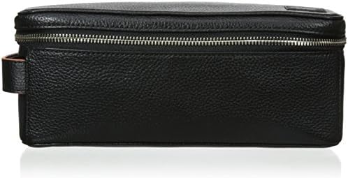 Jack Spade Men's Mason Leather Zipper Top Dopp