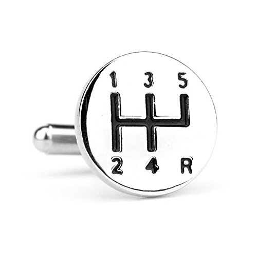 Hosaire Cufflinks Men's Car transmission Sign Cuff Link Delicate Cuff-link for Wedding Business