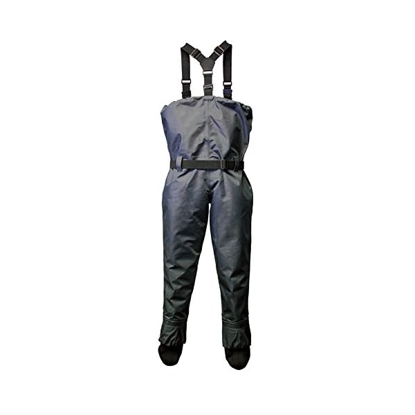 Lone-Cone-Womens-Deluxe-Breathable-Waders-Chest-High-Ladies-Fishing-Wader-with-Kangaroo-Hand-Warmer-Pocket-and-Neoprene-Stockingfoot