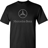 Mercedes Benz Logo on a Black T Shirt
