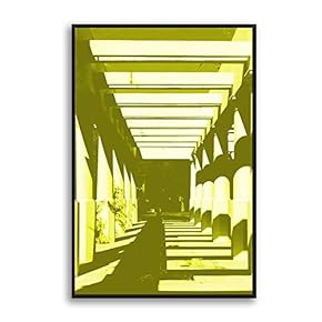 Framed Canvas Wall Art for Living Room, Bedroom Colorful Corridor Canvas Prints for Modern Home Decoration Ready to Hang - 16"x24" inches