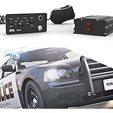 SpeedTech Lights Boss 200-Watt Police Siren and Emergency Vehicle Siren System with Horn and PA Microphone