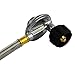 onlyfire 36-Inch Stainless Braided Low Pressure Propane Hose and Regulator Connection Kit, 3/8 Inch Flare Swivel Fitting