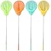 GeMoor 4 Pack Telescopic Butterfly Nets - Great for Catching Insects Bugs Fishing - Outdoor Tools for Kids Playing - Extendable from 6.8’’ to 34’’ (Blue Orange Yellow Green)