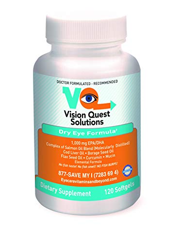 Vision Quest Solutions - Dry Eye Formula (120 Softgels) Vision Quest Solutions - Dry Eye Formula (120 Softgels)