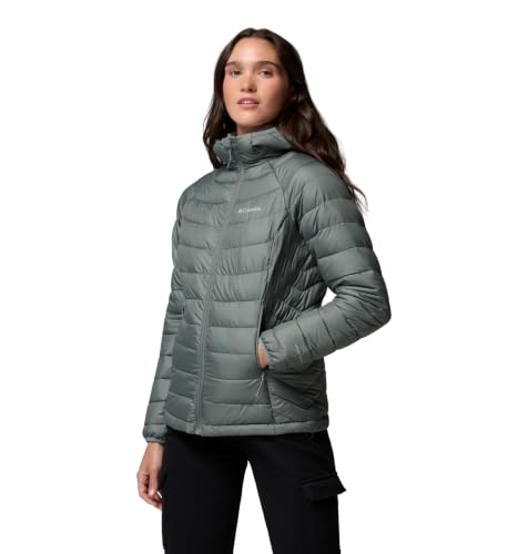Columbia Women's Powder Lite II Hooded Jacket, Sedona Sage, X-Large at Amazon