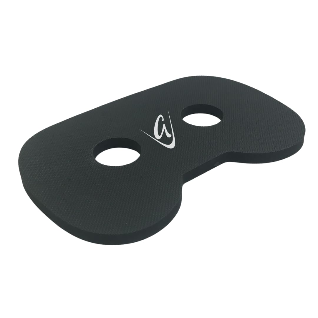 GODFREY Men’s Rowing Seat Pad - 12mm Waterproof Non-Slip Rower Cushion for Concept 2, Peloton, Hydrow & Water Rowers (Black)