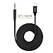 Lightning to 3.5mm Aux Audio Stereo Cable, VIMVIP Male to Male 3ft Nylon Auxiliary Audio Stereo Cable for iPhone 7 / 7 Plus to Car / Home Stereo (Black)