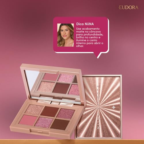 Eudora Niina Secrets Paleta de Cores para os Olhos Shine 5,4g