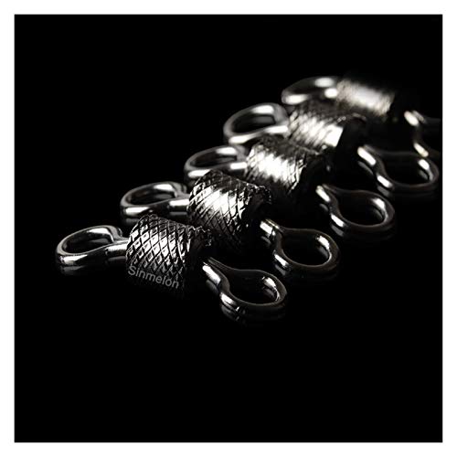 LaiYueShangMao Dauerhaft 50 Teile/los Angeln Schwefelwasserkugellager Swivel mit Sicherheit Snap Solid Ringe Rolling… – Bild 5