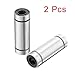 uxcell 2pcs LM6LUU 6x12x35mm Double Side Rubber Seal Linear Motion Ball Bearing Bushing