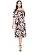 Beyove Women's Floral V-neck High Low Hem Casual Swing Tunic T-shirt Dress
