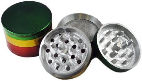 JaipurCrafts Aluminium Herb Grinder with Filter(42mm, Multicolour)