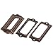 70mmx33mm Cabinet Shelves Drawer Name Card Label Holder Frames 8 Pcs