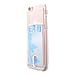 iPhone 6S Plus Case, Case Art Plus Slim & Strong Clear Plating TPU Gel Shockproof Case Cover for iPhone 6 Plus with Card Holder (Transparent)