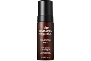 John Masters Organics Volumizing Foam 5.2 oz | 70%+ Organic Ingredients | Non-Aerosol | Long-lasting Hold | Cruelty-Free