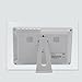 7 Inch TFT LCD Screen Digital Photos Display Frame with Calendar Support Tf Sd/Sdhc/USB Flash Drives(White)- Support 32GB SD Card-【Upgrade Version】