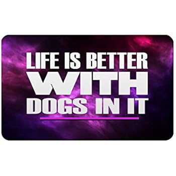 Makoroni - LIFE IS BETTER WITH DOGS IN IT Rectangle Magnet, 2