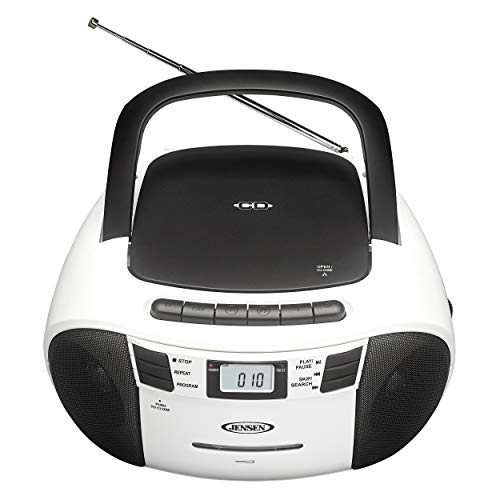1 Jensen+CD+545MP3+Top+Loading+Cassette+Headphone
