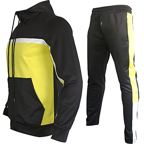 lionpaul Mens Full Zipper Hoodie Tracksuits Fashion