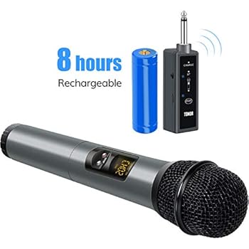 Tonor Uhf Wireless Microphone Handheld Mic With Bluetooth Receiver 14 Output For Conferenceweddingschurchstagepartykaraoke 65ft